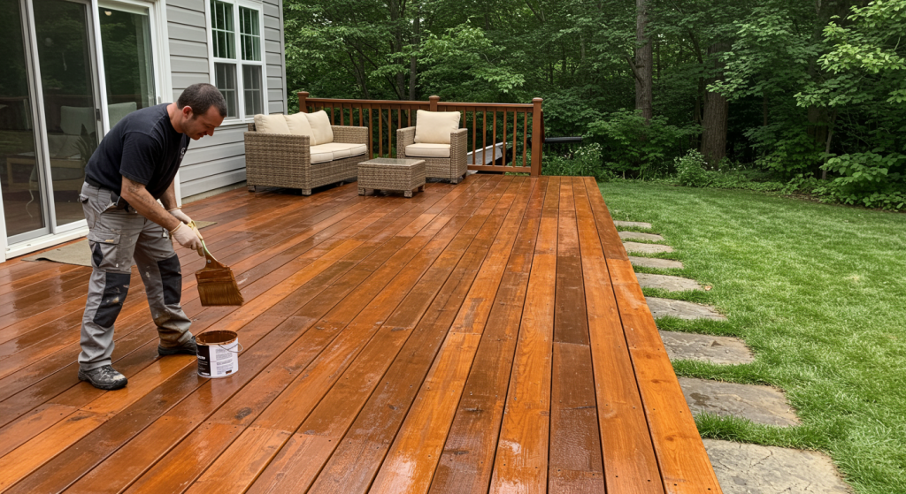 deck-staining-lansing-mi